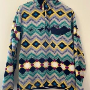 Patagonia Synchilla Aztec Print Women Pullover shirt